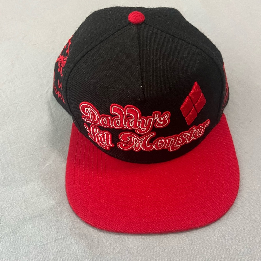 DC Comics Black and Red Snapback Hat